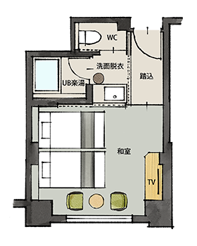 ガーデンツイン 間取り図