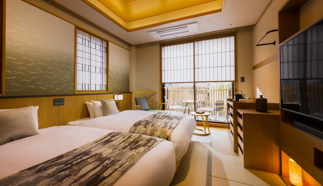 Japanese Modern Room (Cypress Bath + Balcony)