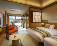 Premium Room (with semi-open-air cypress bath + exclusive Japanese style patio)